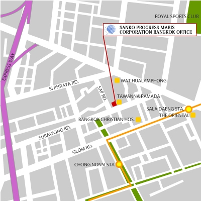 バンコク事務所地図